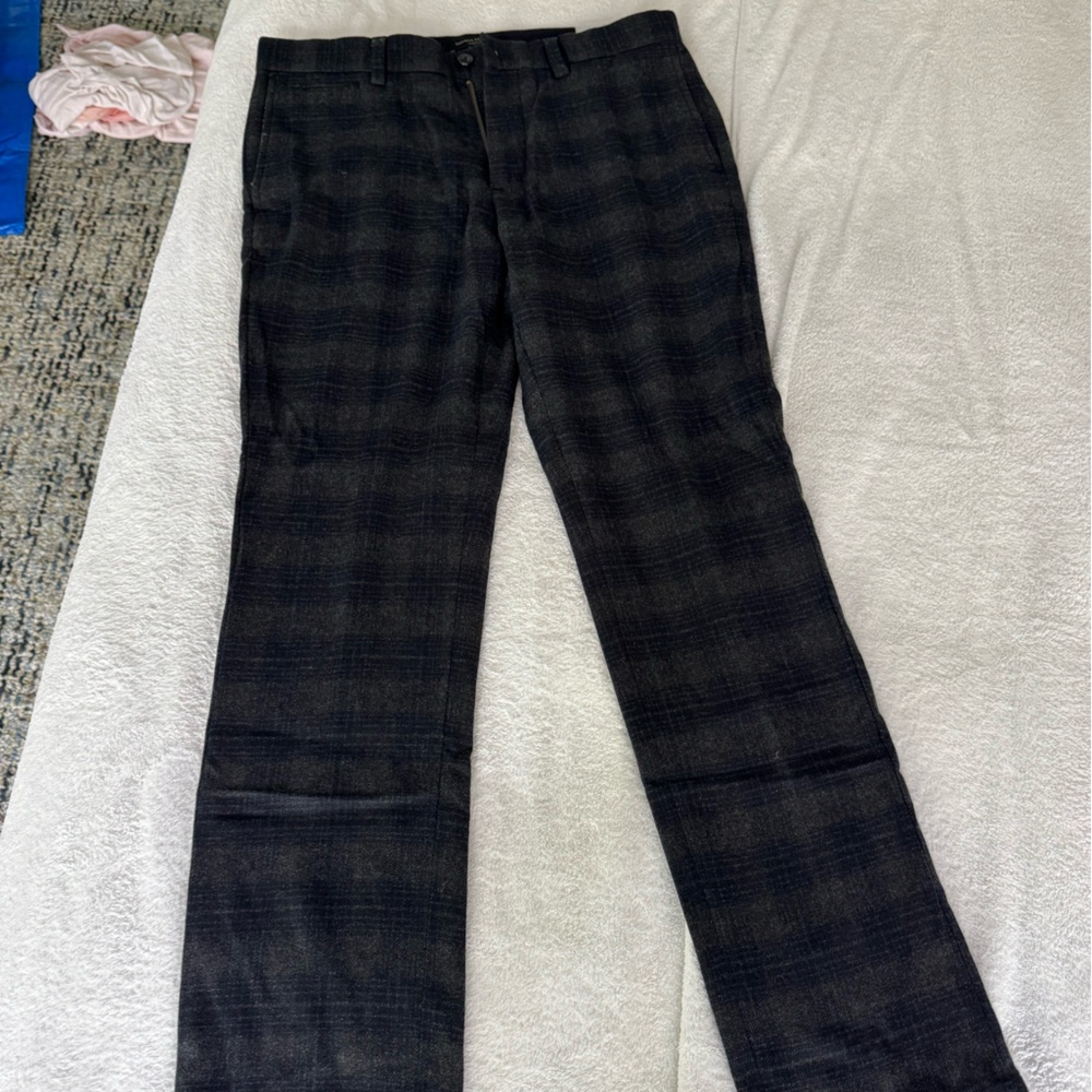 Nova Fides Banana Republic Navy and Gray Polka Dot lining nova fides